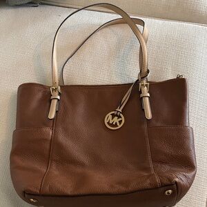 Michael Kors Tan Leather Tote